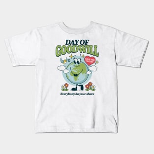 Earth Day | Day Of Goodwill Kids T-Shirt